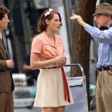 Kristen Stewart Filming A Woody Allen Movie