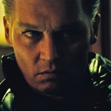 Black Mass - L'ultimo gangster: un inquietante espressione di Johnny Depp 
