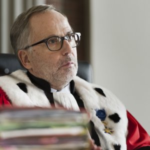 L'hermine: Fabrice Luchini in una scena del film