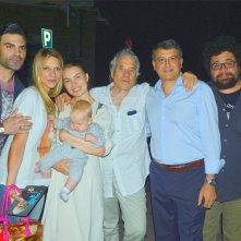 Abel Ferrara con Salvatore Ruocco e altri amici