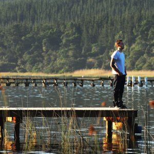 The Endless River: Nicolas Duvauchelle in una bella immagine del film