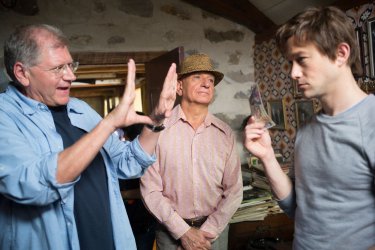 The Walk: il regista Robert Zemeckis con Joseph Gordon-Levitt e Ben Kingsley sul set del film