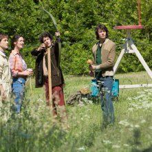 The Walk: Charlotte Le Bon e Joseph Gordon-Levitt in una scena del film