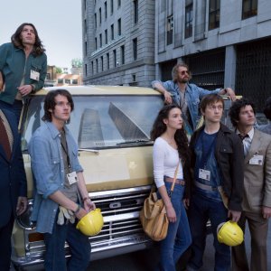 The Walk: un'immagine del film diretto da Robert Zemeckis con Joseph Gordon-Levitt e Charlotte Le Bon