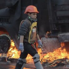 Winter on Fire: un fotogramma del documentario ucraino
