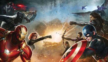 Captain America: Civil War - Un concept art di alcuni protagonisti del film