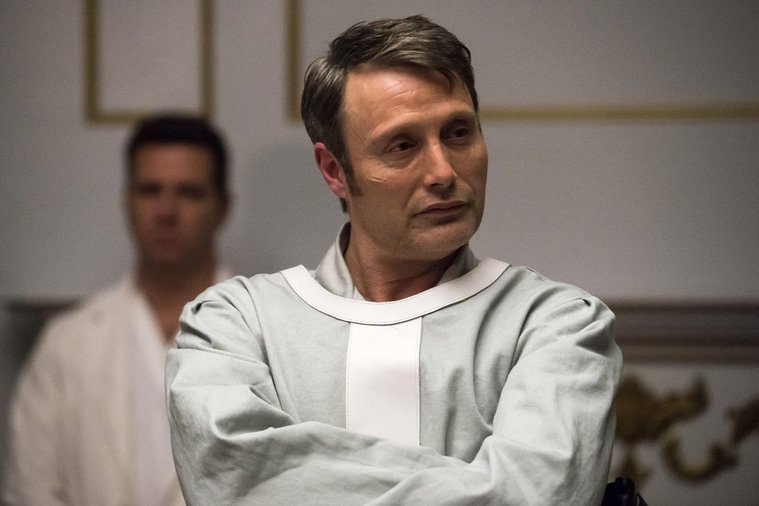 Mads Mikkelsen in una scena di Hannibal