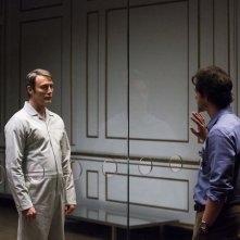 Hannibal: i protagonisti Mads Mikkelsen e Hugh Dancy in una scena di The Wrath of the Lamb
