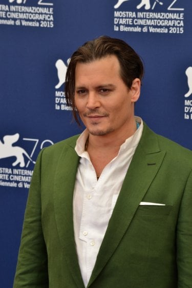 Venezia 2015: Johnny Depp al photocall di Black Mass