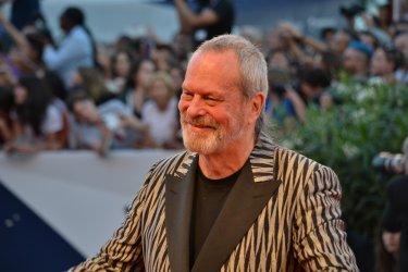Venezia 2015: uno scatto di Terry Gilliam sul red carpet di A Bigger Splash