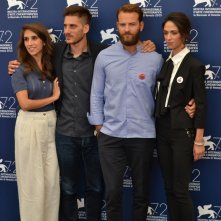 Venezia 2015: Luca Marinelli, Alessandro Borghi, Silvia D'Amico e Roberta Mattei al photocall di Non essere cattivo