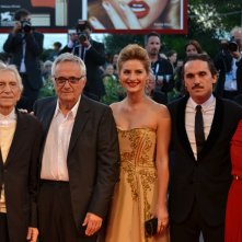Venezia 2015: Marco Bellocchio, Roberto Herlitzka, Alba Rohrwacher e lidiya Liberman sul tappeto rosso di Sangue del mio sangue