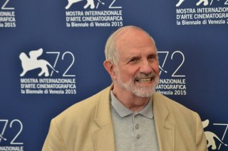 Venezia 2015: Brian De Palma sorride al photocall per lo Jaeger-LeCoultre Glory to the Filmmaker 2015 Award
