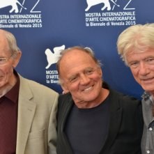 Venezia 2015: Brino Ganz, Heinz Lieven e Jurgen Prochnow al photocall di Remember