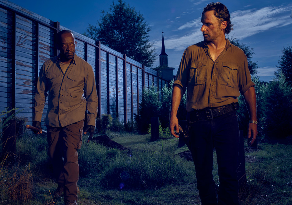 The Walking Dead: Andrew Lincoln e Lennie James nella sesta stagione