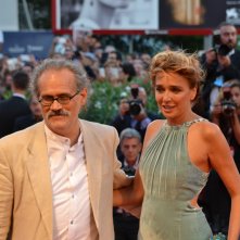 Venezia 2015: il regista Giuseppe M. Gaudino e Valeria Golino sul red carpet di Per amor vostro