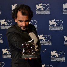 Venezia 2015: Pablo Trapero, regista di El Clan al photocall dei premiati