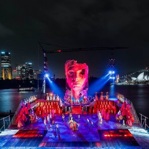 Aida on Sydney Harbour: un'immagine tratta dallo spettacolo operistico