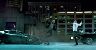 Una scena di Fast & Furious 7