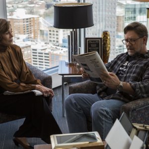 Padri e figlie: Jane Fonda e Russell Crowe in una scena del film