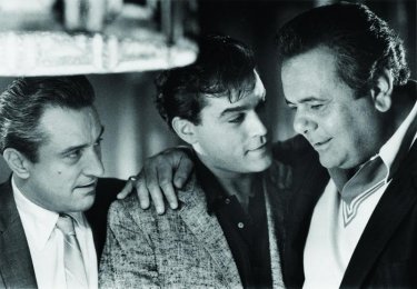 Robert De Niro, Ray Liotta e Paul Sorvino in Quei bravi ragazzi
