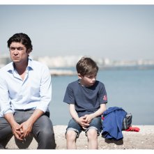 La prima luce: Gianni Pezzolla e Riccardo Scamarcio in un momento del film