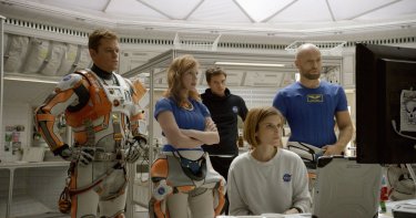 Sopravvissuto - The Martian: un'immagine del film con Matt Damon, Jessica Chastain e Kate Mara