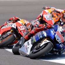 Fino all'ultima staccata: Jorge Lorenzo, Marc Marquez e Dani Pedrosa in un'immagine del documentario