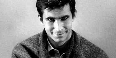 Anthony Perkins nel finale di Psycho