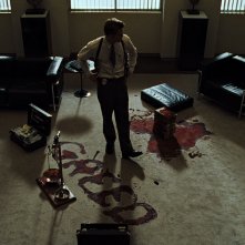 Brad Pitt sulla scena del crimine in SEVEN