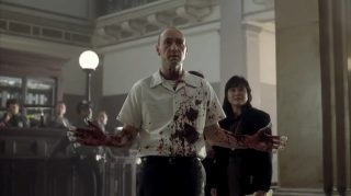 Kevin Spacey in una scena di SEVEN