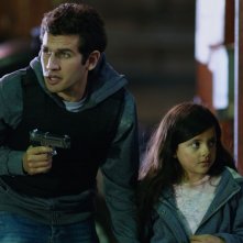 Game Therapy: Federico Clapis in una scena d'azione del film