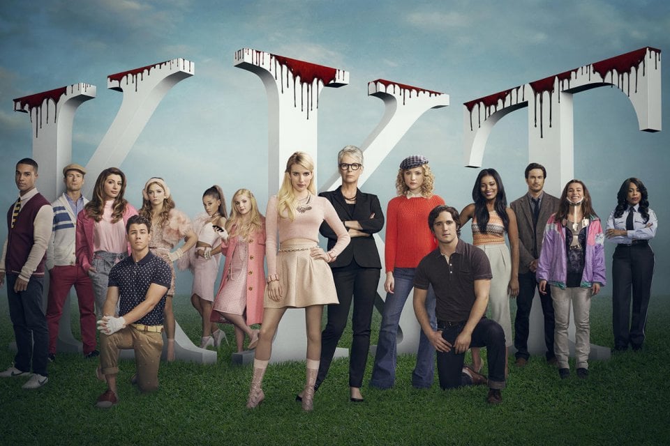 Scream Queens: un'immagine del cast della serie