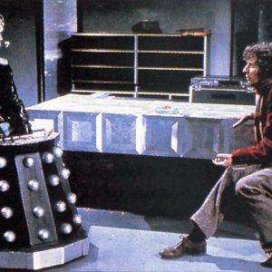 Doctor Who: Tom Baker con Davros in Genesis of the Daleks