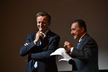 Roberto Battiston e Antonio Polito al convegno Uomo su Marte