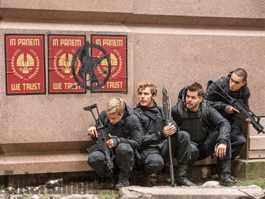 Hunger Games: Il Canto della Rivolta - Parte 2: Josh Hutcherson, Sam Claflin, Wes Chatham ed Evan Ross