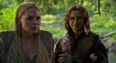 C'era una volta: Jennifer Morrison e Robert Carlyle in The Dark Swan