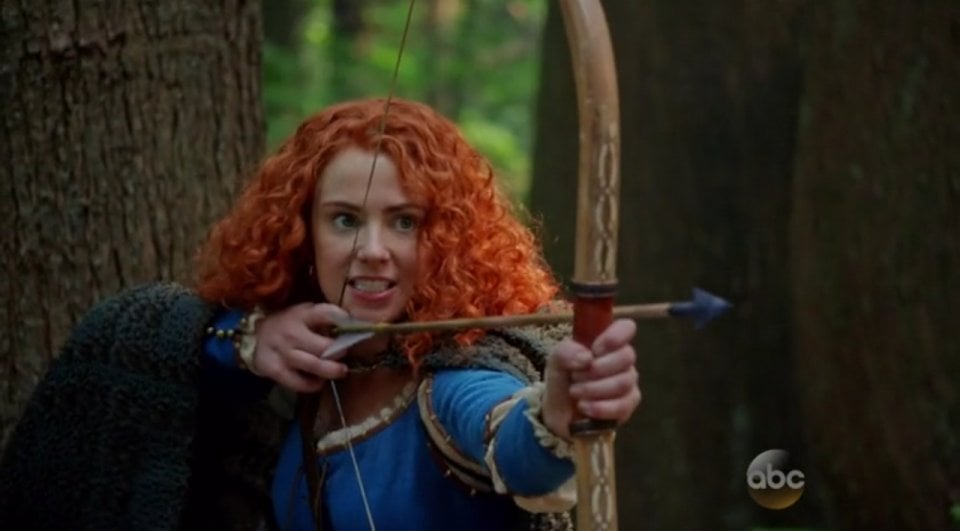 C'era una volta: Amy Manson è Merida in un'immagine della première The Dark Swan