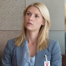 Homeland: l'attrice Claire Danes in una foto della première Separation Anxiety
