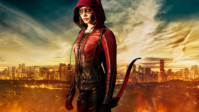 Arrow: un'immagine promozionale di Willa Holland nella stagione 4