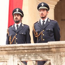 Natale col boss: Francesco Mandelli e Paolo Ruffini e Peppino di Capri in una scena del film