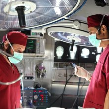 Natale col boss: Lillo e Greg in una scena del film