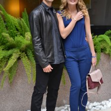 Giulia Elettra Gorietti con Giacomo Ferrara per la presentazione di Suburra