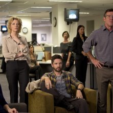 Truth: Cate Blanchett, Topher Grace, Elisabeth Moss e Dennis Quaid in una scena del film