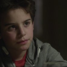 Il bambino di vetro: un bel primo piano del protagonista del film di Federico Cruciani