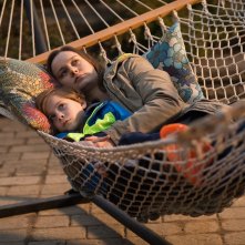 Room: Jacob Tremblay e Brie Larson in una scena del film
