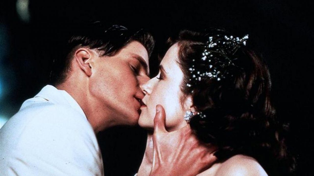 Crispin Glover e Lea Thompson in una scena di Ritorno al futuro