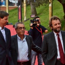 Roma 2015: Marco Spagnoli e Stefano Bethlan davanti ai fotografi sul red carpet di Inside Out