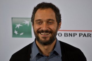 Roma 2015: Claudio Santamaria in un primo piano al photocall di Lo chiamavano Jeeg Robot