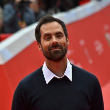 Roma 2015: Kelsey Mann posa sorridente sul red carpet de IL viaggio di Arlo